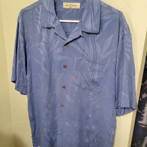 Tommy Bahama shirt sleeve silk